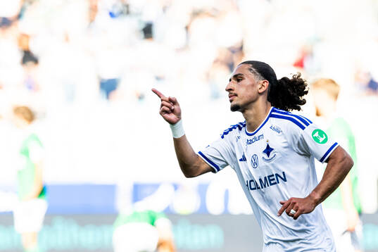 IFK Norrköpings Elias Jemal jublar