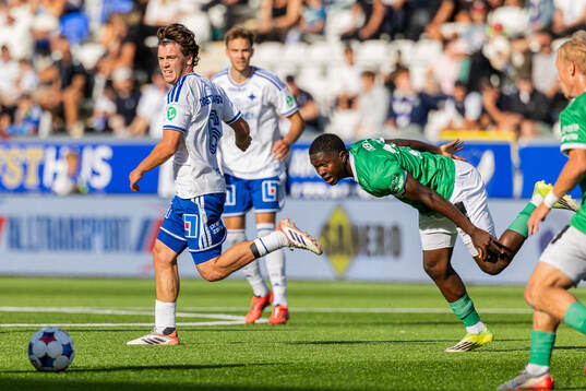 IFK Norrköpings Viktor Christiansson och Brages Mass Modou