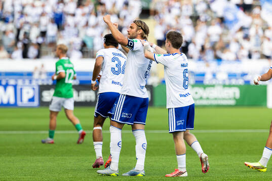 IFK Norrköpings Christoffer Nyman jublar