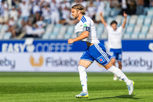 IFK Norrköpings Christoffer Nyman jublar