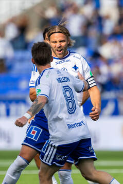 IFK Norrköpings Christoffer Nyman jublar