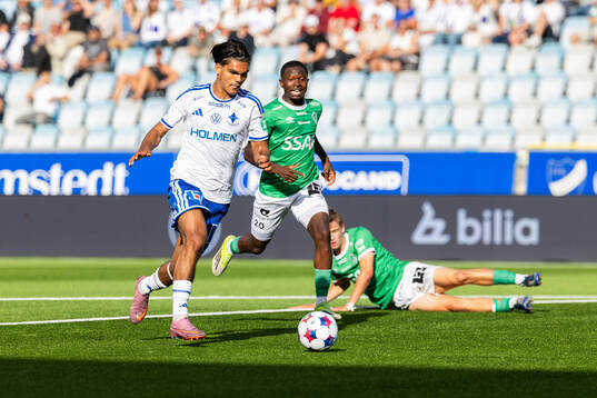 IFK Norrköpings Noel Sernelius och Brages Mass Modou Sise