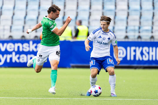 Brages Pontus Jonsson och IFK Norrköpings Axel Brönner
