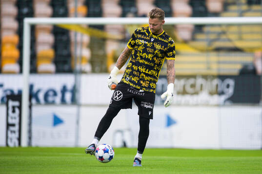 Mjällbys målvakt Robin Wallinder