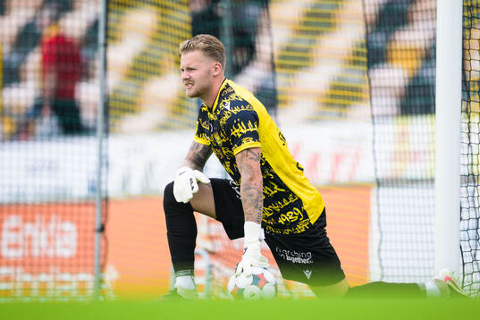 Mjällbys målvakt Robin Wallinder