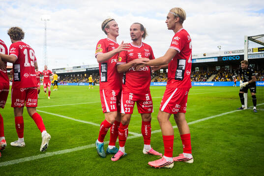 Elfsborgs Alexander Jensen, Niklas Hult och Leo Östman