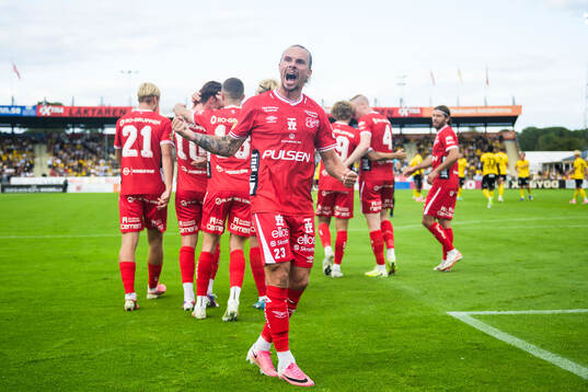 Elfsborgs Niklas Hult jublar