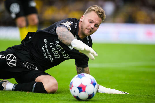 Mjällbys målvakt Robin Wallinder