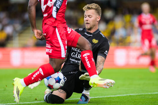 Mjällbys målvakt Robin Wallinder