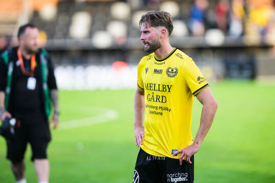 Mjällbys Axel Norén deppar