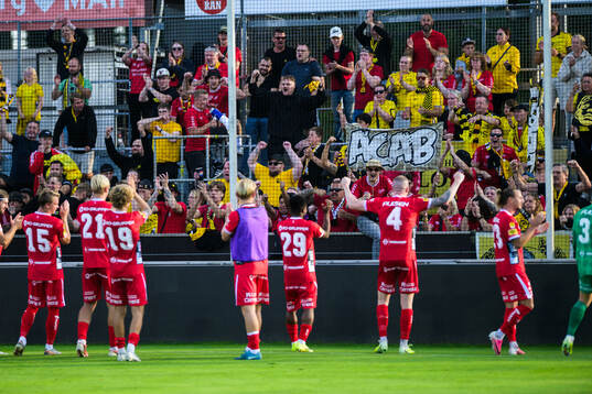 Elfsborgs spelare jublar