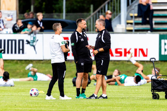 Ljungskiles tränare Joakim Jensen, assisterande tränare