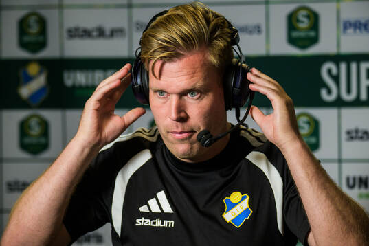 Östers tränare Daniel Friberg