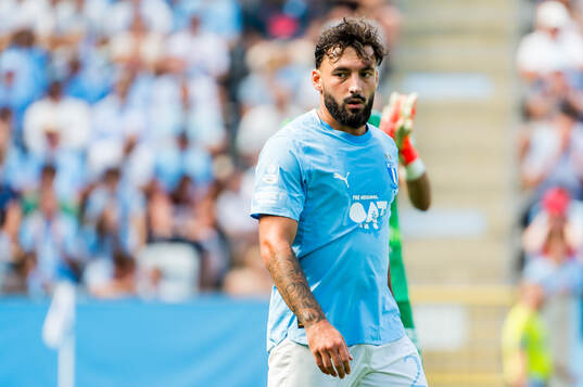 Malmö FFs Sead Haksabanovic deppar