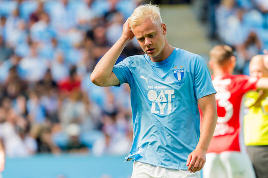 Malmö FFs Otto Rosengren deppar