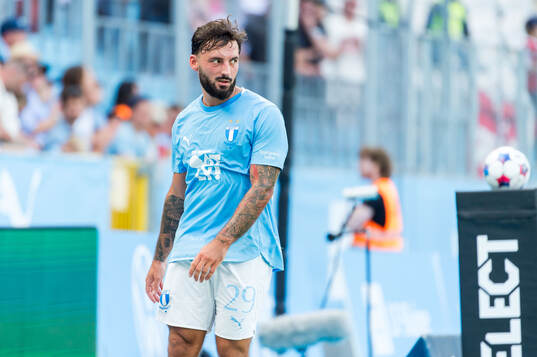 Malmö FFs Sead Haksabanovic deppar