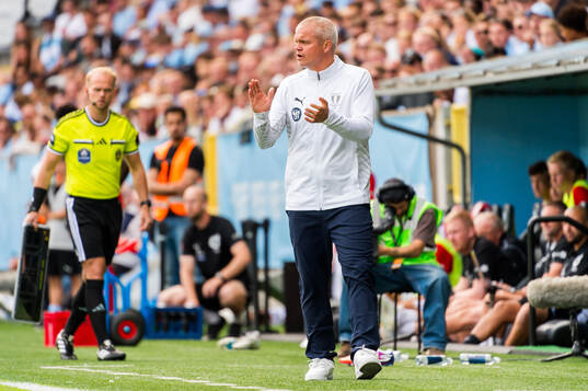 Malmö FFs huvudtränare Gaute Helstrup