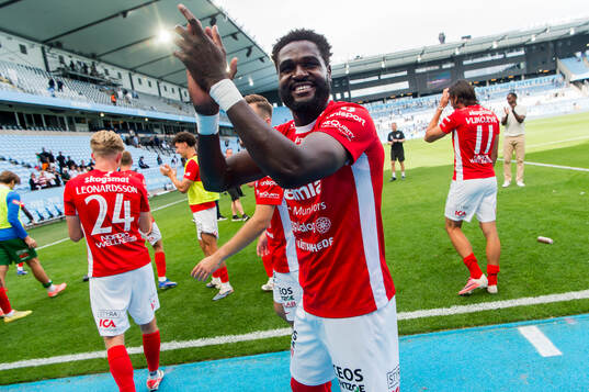Degerfors Nasiru Moro jublar