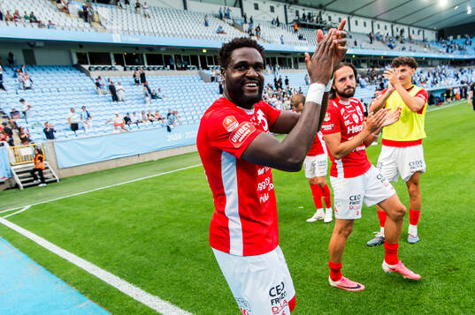 Degerfors Nasiru Moro jublar