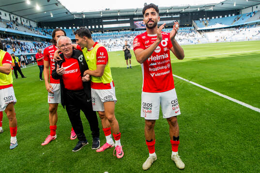 Degerfors Ahmad Faqa jublar