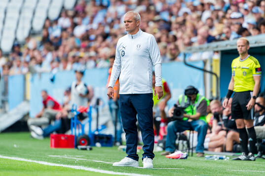Malmö FFs huvudtränare Gaute Helstrup