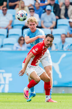 Malmö FFs Malte Frejd Pålsson och Degerfors Arman Taranis