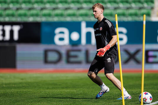 Sandvikens målvakt Otto Lindell