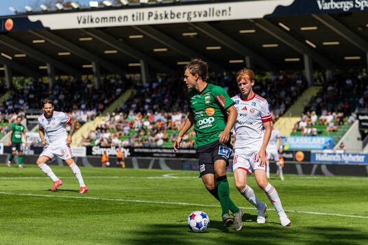 Varbergs Albin Winbo och Sandvikens Fabian Andersson