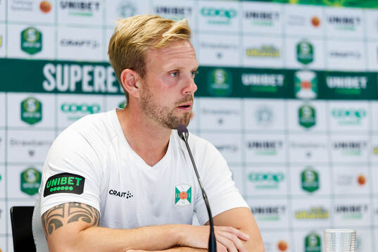 Varbergs tränare Victor Salwén