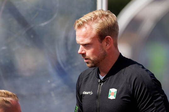 Varbergs tränare Victor Salwén