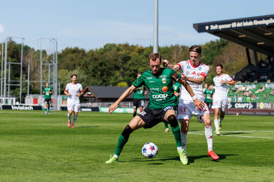 Varbergs Niklas Dahlström och Sandvikens Johan Arvidsson