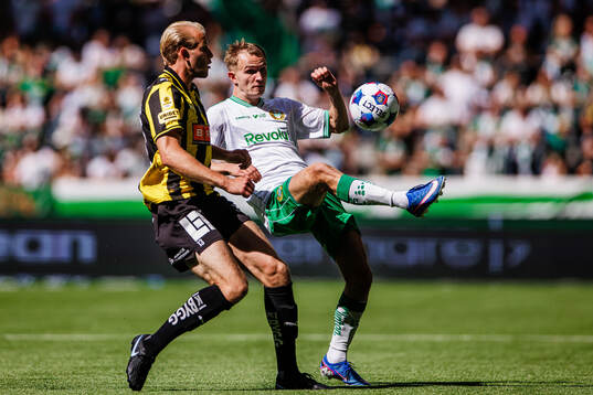 Häckens Harry Hilvenius och Hammarbys Victor Lind