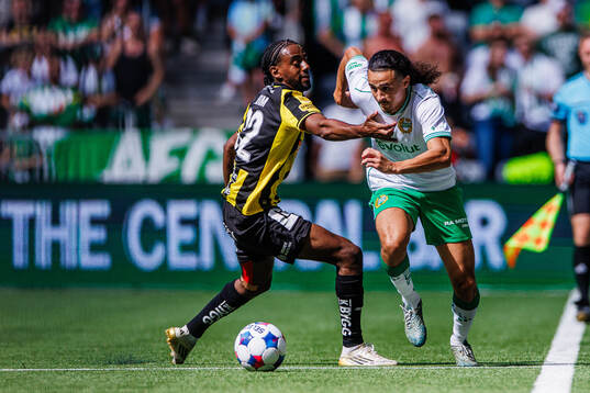 Häckens Harun Ibrahim och Hammarbys Amin Boudri