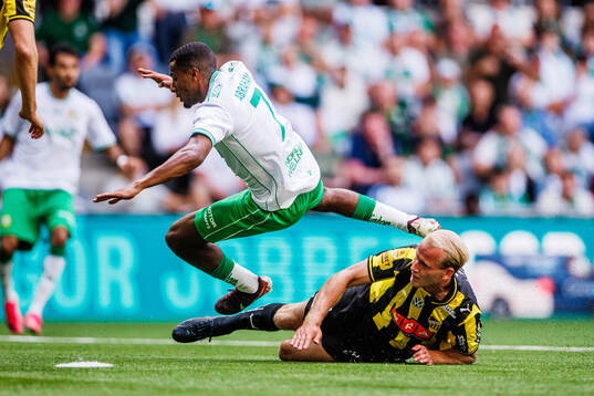 Hammarbys Paulos Abraham och Häckens Harry Hilvenius