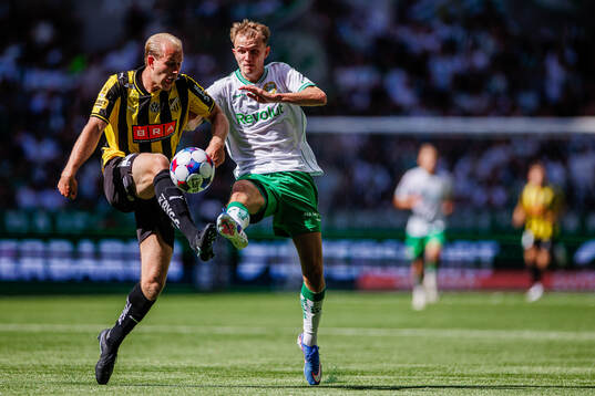 Häckens Harry Hilvenius och Hammarbys Victor Lind