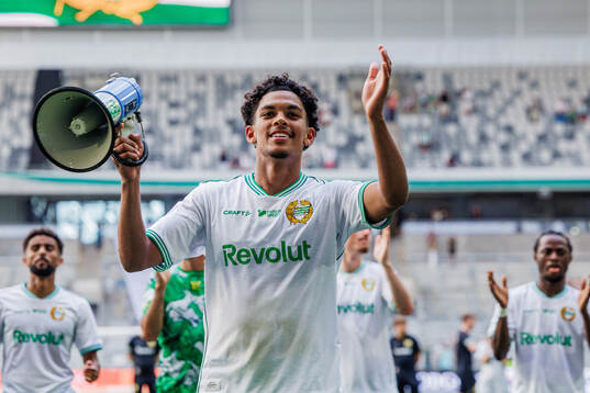 Hammarbys Waylon Renecke jublar