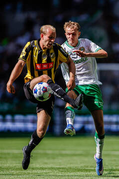 Häckens Harry Hilvenius och Hammarbys Victor Lind