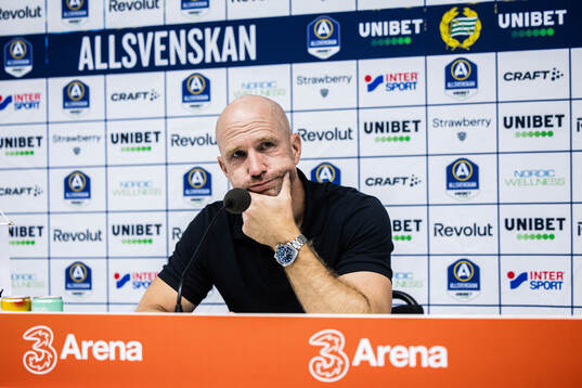 Hammarbys tränare Henrik Rydström