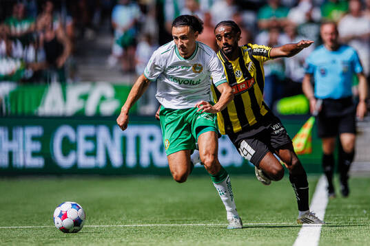 Hammarbys Amin Boudri och Häckens Harun Ibrahim