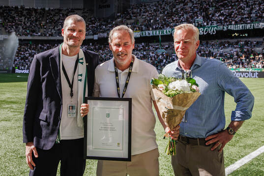 Hammarbys legendar Hasse Eskilsson hyllas för att ha valts