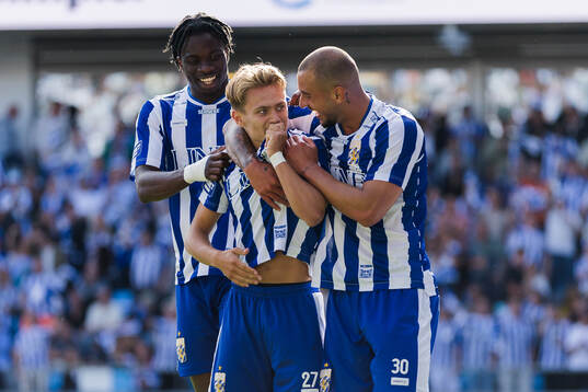 IFK Göteborgs Alfons Borén, Rockson Yeboah och Tiago
