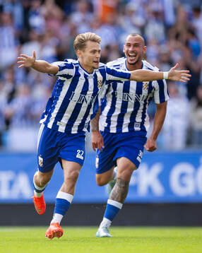 IFK Göteborgs Alfons Borén jublar