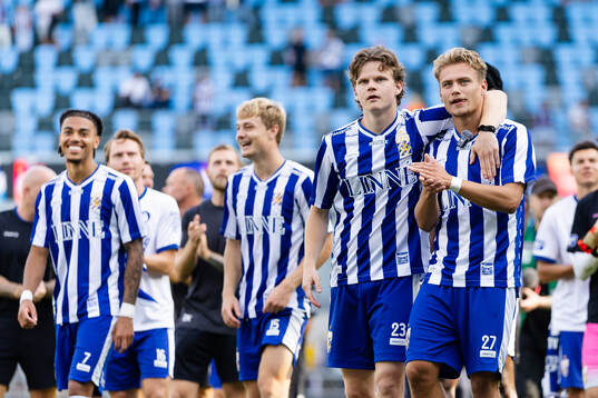 IFK Göteborgs Sebastian Clemmensen, David Kruse, Kolbeinn
