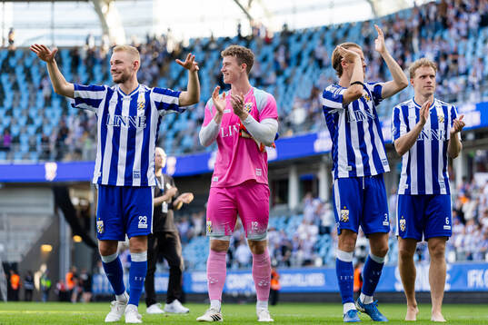 IFK Göteborgs Adam Bergmark Wiberg, målvakt Viktor