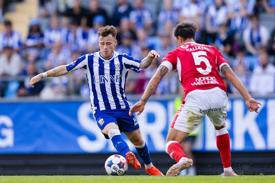 IFK Göteborgs Tobias Heintz och Kalmars Melker Hallberg
