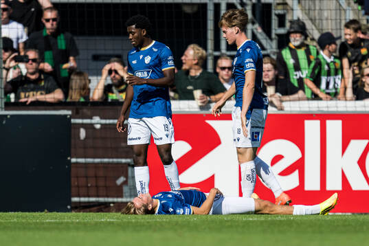 Halmstads Ludvig Arvidsson och Malte Persson deppar