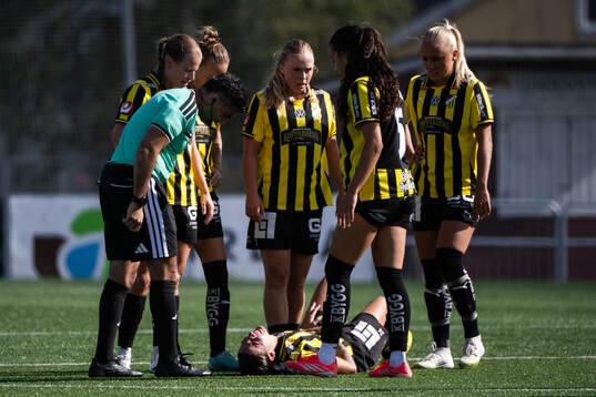 Häckens Tabitha Michelle Tindell har ont