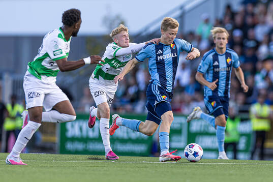 Västerås Mattias Hellisdal och Djurgårdens Bo Hegland
