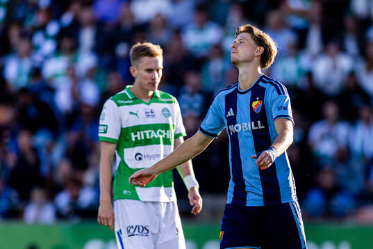 Djurgårdens Patric Åslund deppar