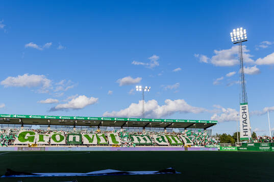 Västerås supportrarnas tifo